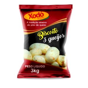 Quantas calorias em 2 unidades (50 g) Biscoito Três Queijos?