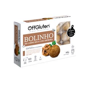 Quantas calorias em 2 unidades (50 g) Bolinho de Carne Seca com Abóbora?