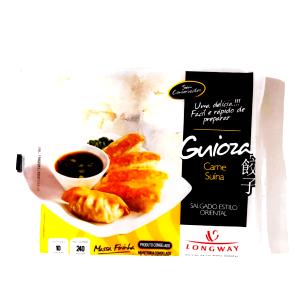 Quantas calorias em 2 unidades (64 g) Guioza Suíno?