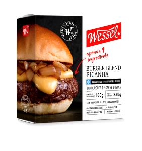 Quantas calorias em 2 unidades (80 g) Burger Blend Mini Picanha?