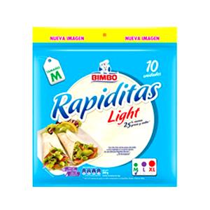 Quantas calorias em 2 units (50 g) Rapiditas Light?