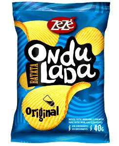 Quantas calorias em 2 xícara de chá (25 g) Batata Ondulada?