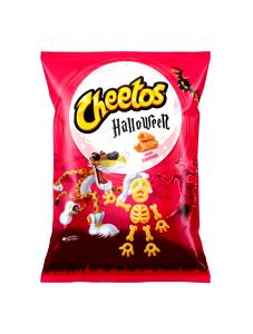 Quantas calorias em 2 xícaras (25 g) Cheetos Halloween Churros?
