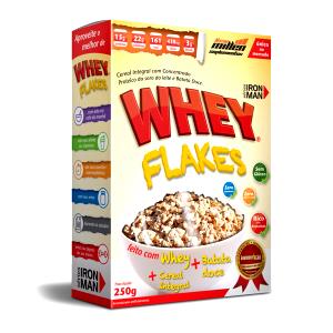 Quantas calorias em 2 xícaras (45 g) Whey Flakes?