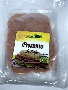 Quantas calorias em 20 gramas (100 g) Presunto de Soja Fatiado?