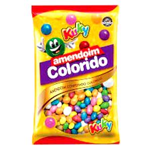 Quantas calorias em 20 unidades (25 g) Amendoim Colorido?