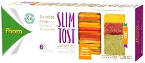 Quantas calorias em 21 unidades (30 g) Slim Tost?