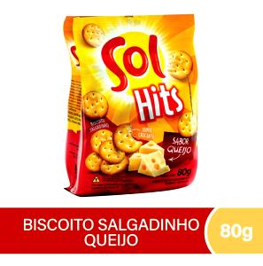 Quantas calorias em 23 biscoitos (30 g) Sol Hits?