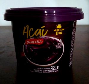 Quantas calorias em 3 1/2 colheres de sopa (60 g) Açaí com Guaraná?