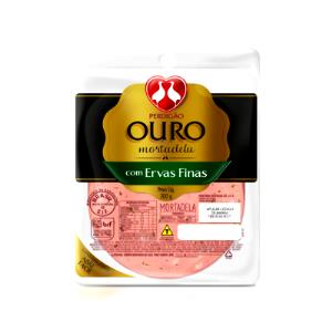 Quantas calorias em 3 1/2 fatias (40 g) Mortadela Ouro com Ervas Finas?