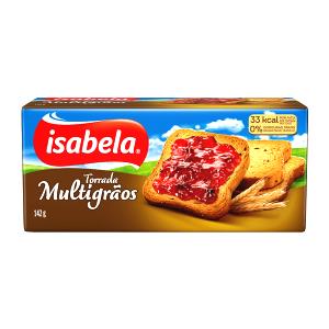 Quantas calorias em 3 1/2 torradas (30 g) Torradas Multigrãos?