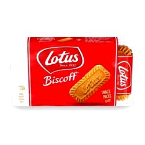 Quantas calorias em 3 1/2 unidades (30 g) Biscoff?