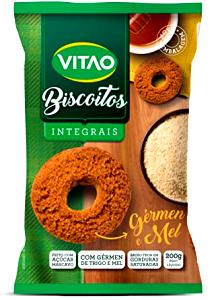 Quantas calorias em 3 1/2 unidades (30 g) Biscoitos Integrais Gérmen e Mel?