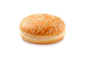 Quantas calorias em 3/4 de 1 unidade (50 g) Pão para Hambúrguer?