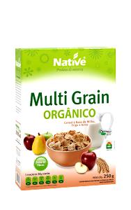 Quantas calorias em 3/4 xícara (30 g) Multi Grain Orgânico?