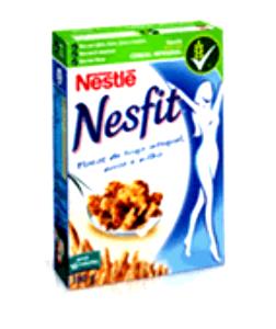 Quantas calorias em 3/4 xícara (30 g) Nesfit Flocos de Trigo Integral, Arroz e Milho?