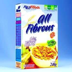 Quantas calorias em 3/4 xícara (40 g) All Fibrous?