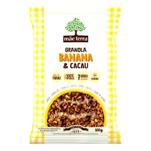 Quantas calorias em 3/4 xícara (40 g) Granola Caseira Banana e Cacau?