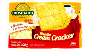 Quantas calorias em 3 biscoitos (30 g) Biscoito Cream Cracker?