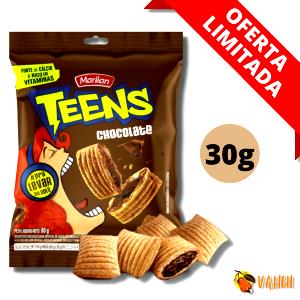 Quantas calorias em 3 biscoitos (30 g) Biscoito Recheado Sabor Chocolate?