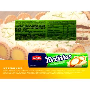 Quantas calorias em 3 biscoitos (30 g) Biscoito Recheado Sabor Limão?