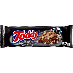 Quantas calorias em 3 biscoitos (30 g) Choco Toddy Malhado?