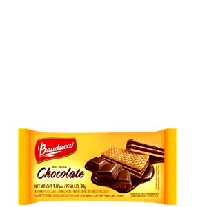 Quantas calorias em 3 biscoitos (30 g) Wafer Chocolate?