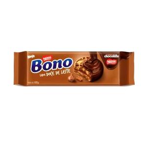 Quantas calorias em 3 bolachas (30 g) Bono Doce de Leite Coberto com Chocolate?