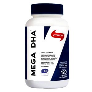 Quantas calorias em 3 cápsulas (3 g) Mega DHA?