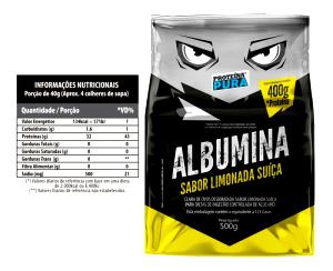 Quantas calorias em 3 colhered se sopa (50 g) Albumina Zero Carb?