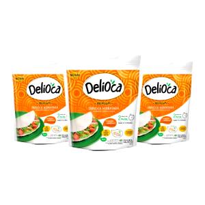 Quantas calorias em 3 colheres (60 g) Goma Pronta para Tapioca?