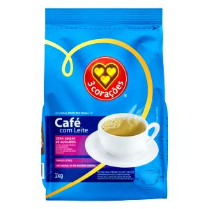 Quantas calorias em 3 colheres de sopa (20 g) Café com Leite Zero Açúcar?