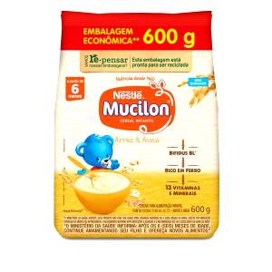 Quantas calorias em 3 colheres de sopa (21 g) Mucilon Arroz e Aveia?