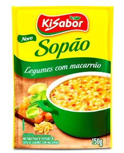 Quantas calorias em 3 colheres de sopa (24 g) Sopão de Legumes?