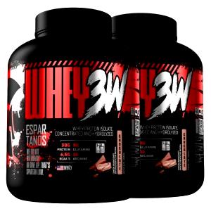 Quantas calorias em 3 colheres de sopa (30 g) 3W Whey Protein?