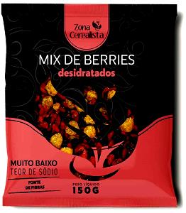 Quantas calorias em 3 colheres de sopa (30 g) Mix de Berries Desidratado?