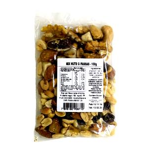 Quantas calorias em 3 colheres de sopa (30 g) Mix Nuts?