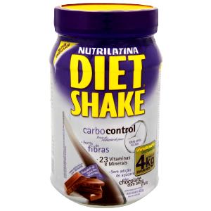 Quantas calorias em 3 colheres de sopa (35 g) Diet Shake Carbo Control Chocolate?