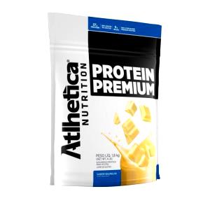 Quantas calorias em 3 colheres de sopa (40 g) Protein Premium Baunilha?