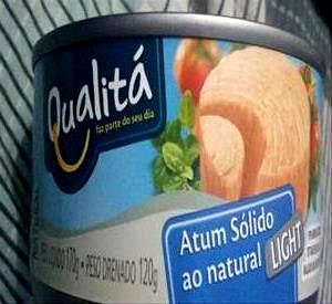 Quantas calorias em 3 colheres de sopa` (60 g) Atum Claro Ao Natural Light?