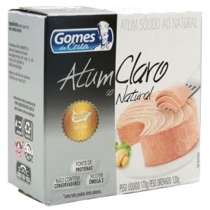 Quantas calorias em 3 colheres de sopa (60 g) Atum Claro Ao Natural?