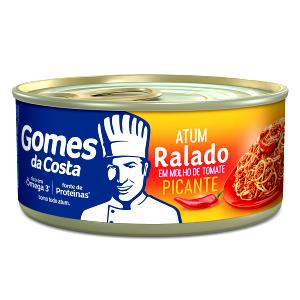 Quantas calorias em 3 colheres de sopa (60 g) Atum Ralado Ao Molho de Tomate Picante?