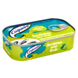 Quantas calorias em 3 colheres de sopa (60 g) Sardinha Sabor Limão?