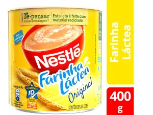 Quantas calorias em 3 colheres de sopa rasas (30 g) Farinha Láctea Original?