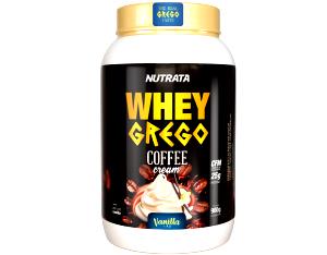 Quantas calorias em 3 colheres dosadoras (40 g) Whey Grego Coffe Cream Vanilla?