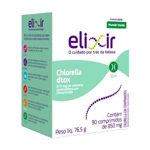 Quantas calorias em 3 comprimidos (2,55 g) Chlorella Dtox?