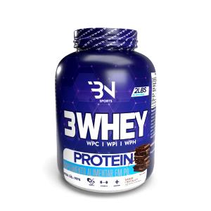 Quantas calorias em 3 dosadores (30 g) Whey Protein Concentrado Chocolate?