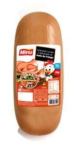 Quantas calorias em 3 fatias (40 g) Embutido Cozido e Defumado de Peito de Frango?