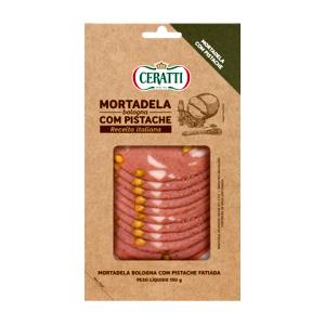 Quantas calorias em 3 fatias (40 g) Mortadela Bologna com Pistache?
