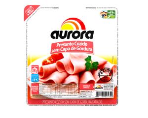 Quantas calorias em 3 fatias (40 g) Presunto Cozido sem Capa de Gordura?